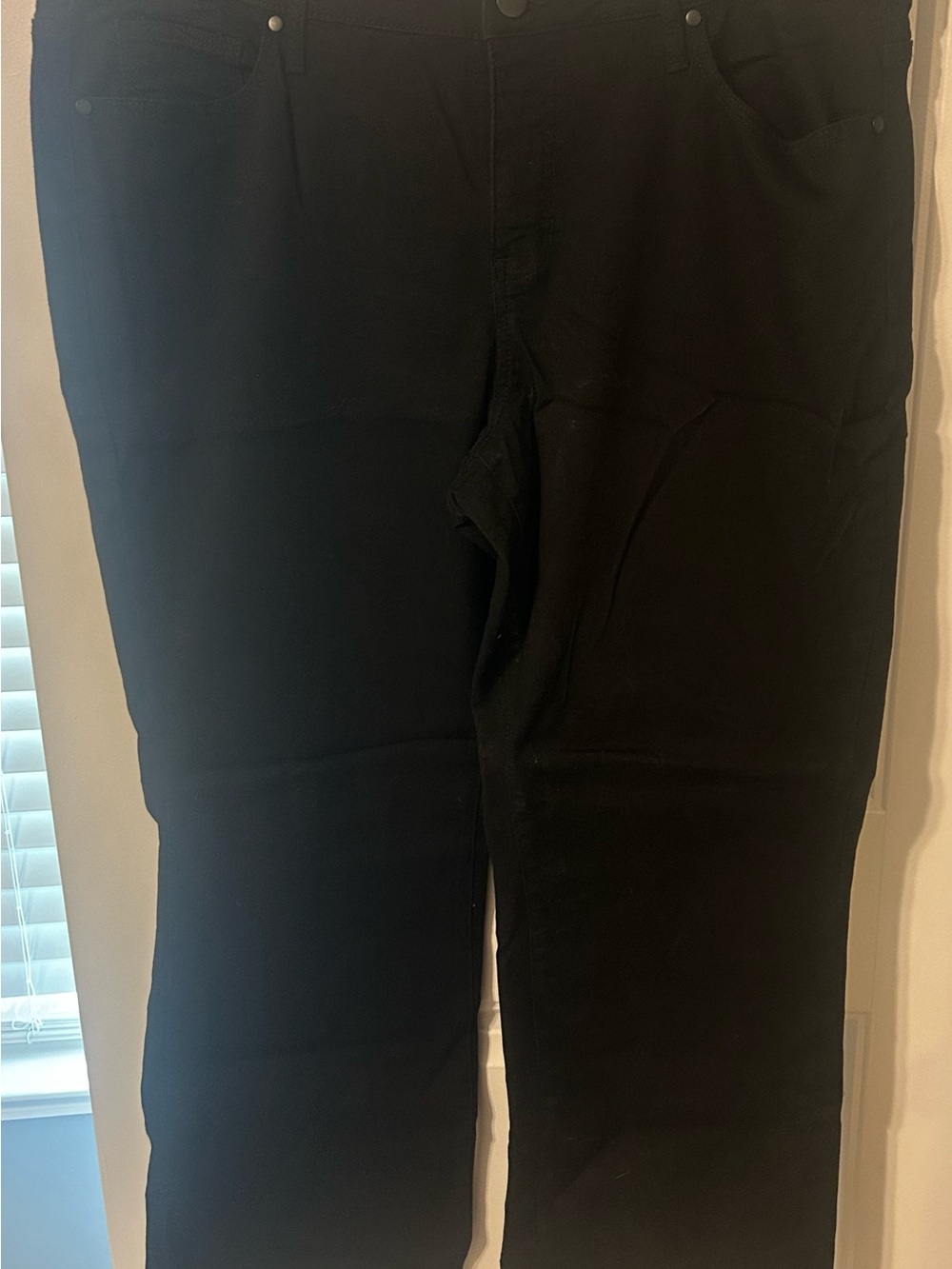 USED Westport Black Straight-Leg Pants